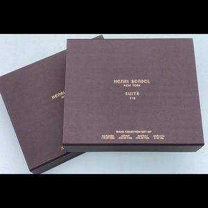 Henri Bendel empty boxes for Suite 712 travel set